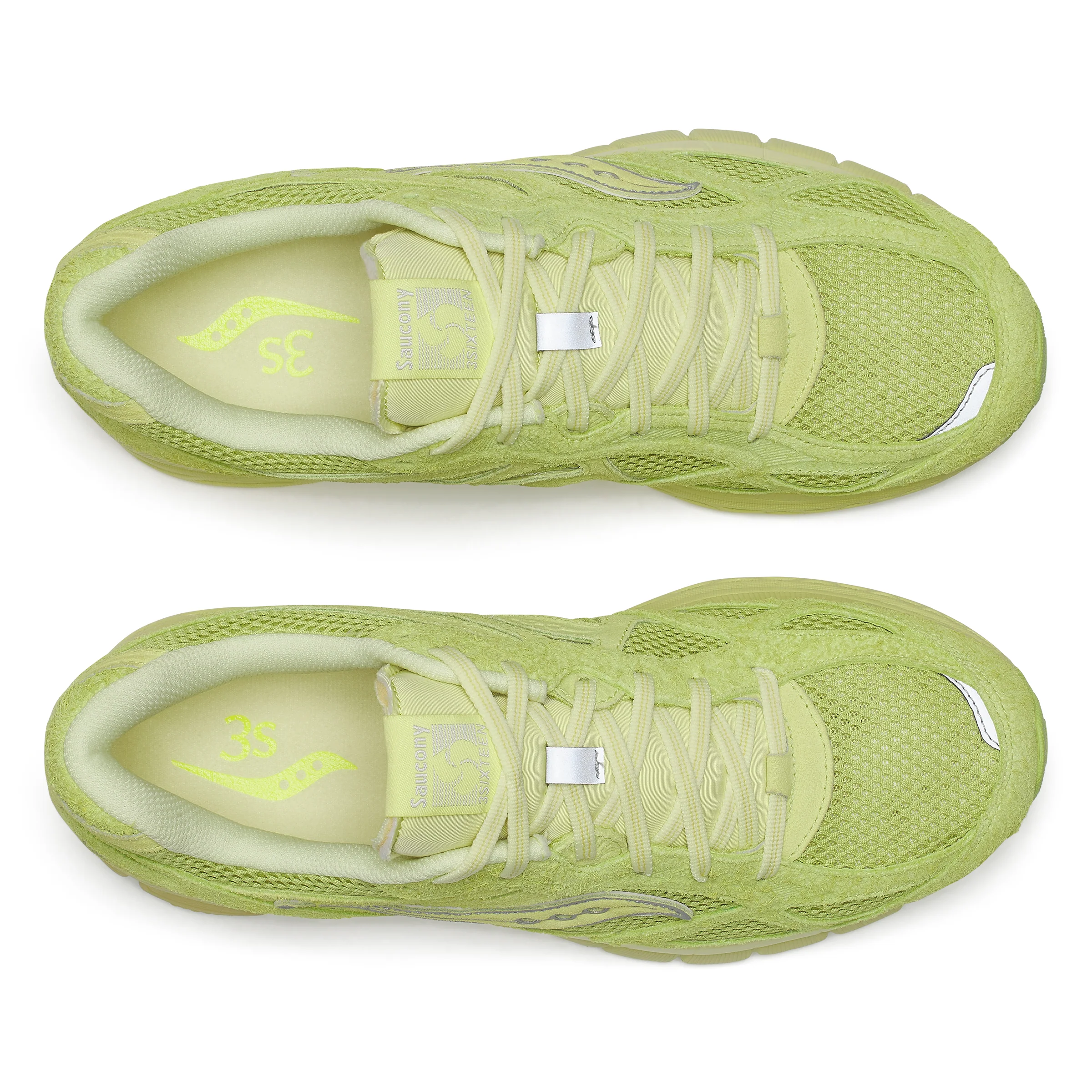 3sixteen x Saucony Guide v7.3s in Lime - Image 5
