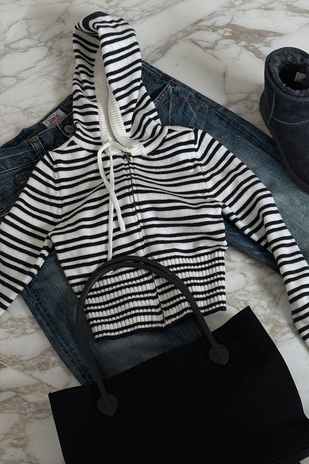 Aimee Cloud Knit Hoodie - Image 8