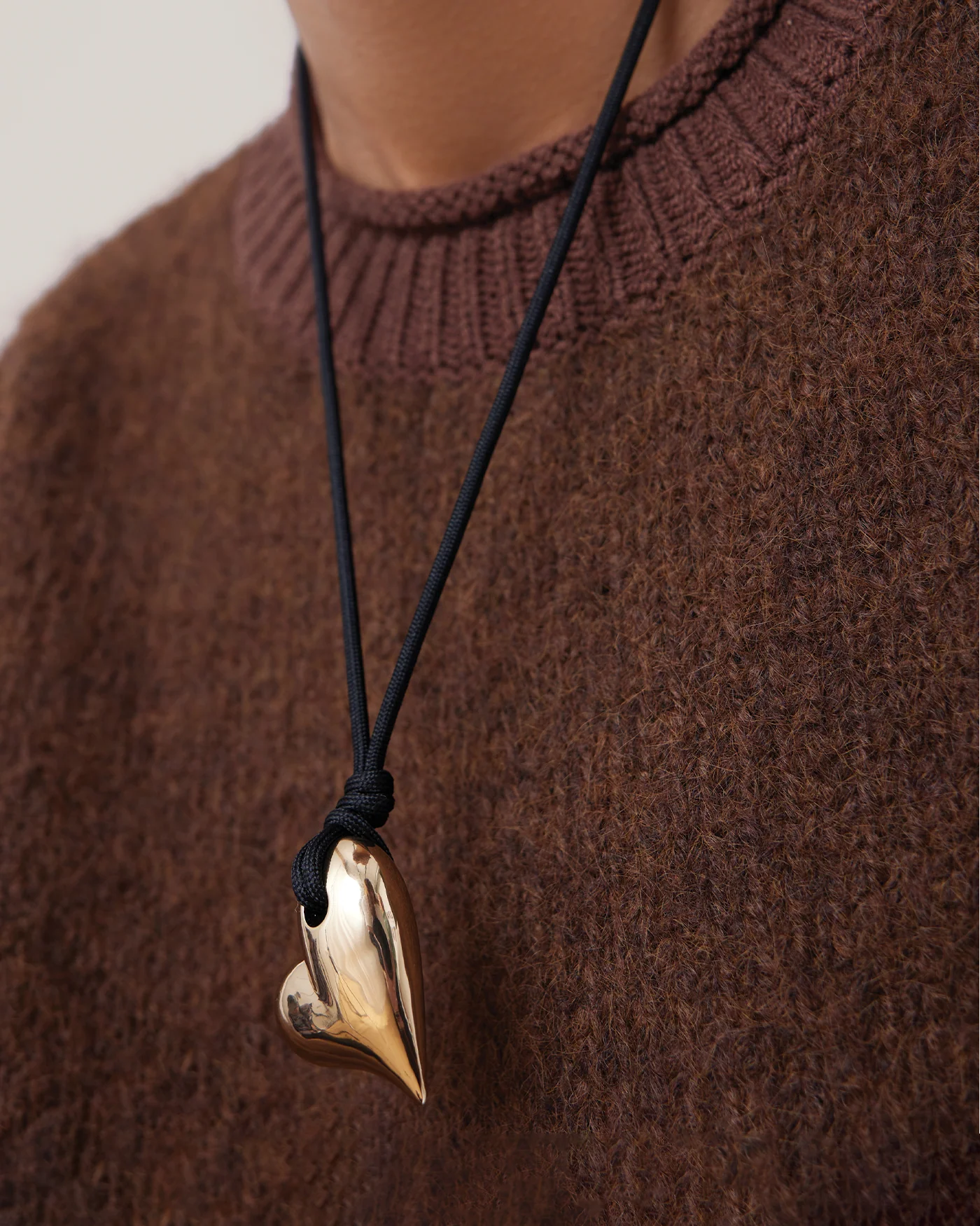 Art Heart on String Necklace - Image 2