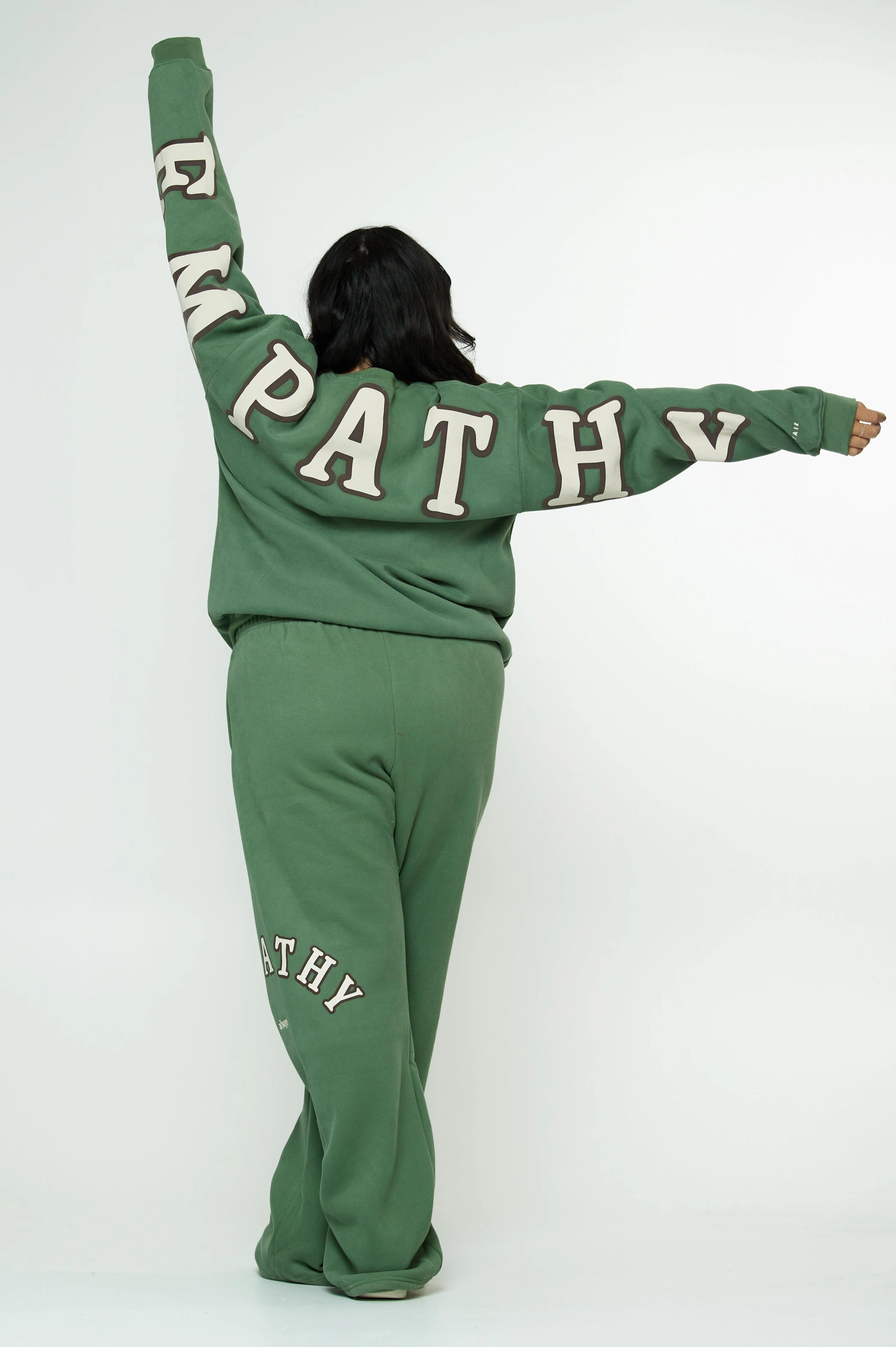 Empathy Always Olive Crewneck - Image 4