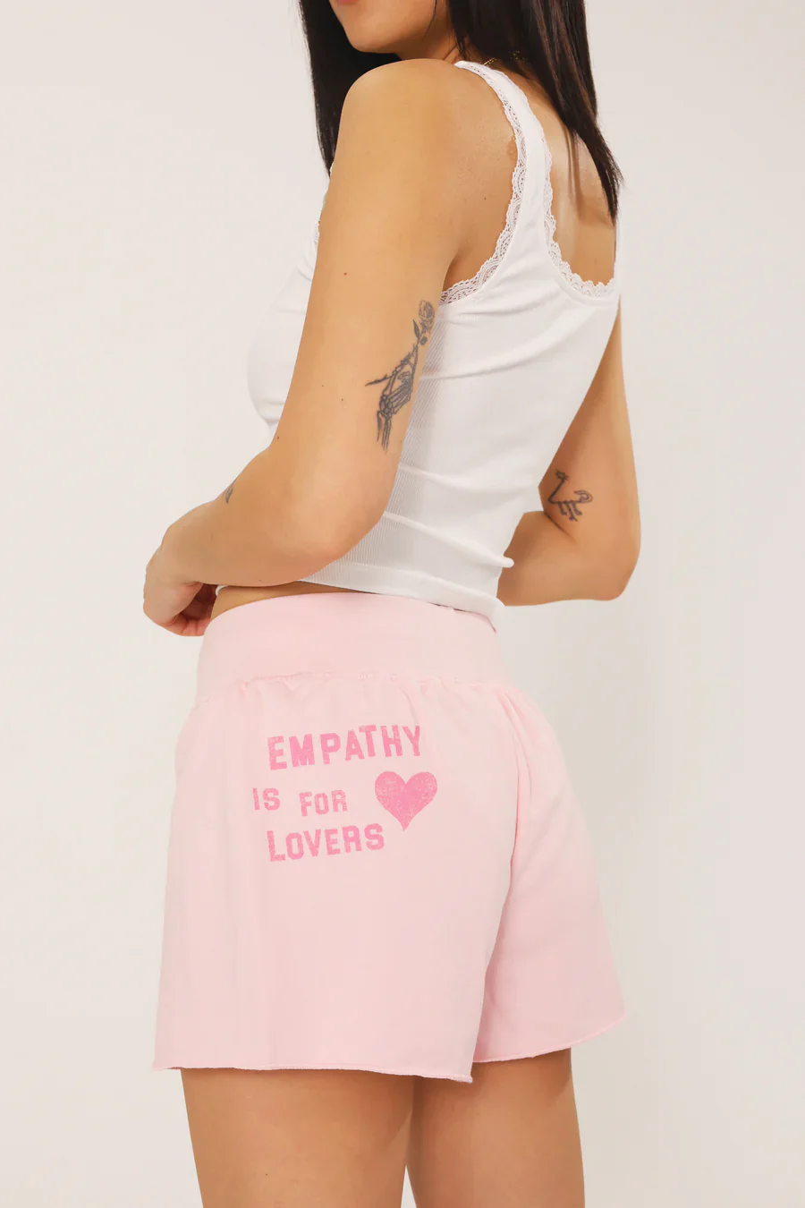 Empathy Is For Lovers Midrise Sweatshorts - Image 5