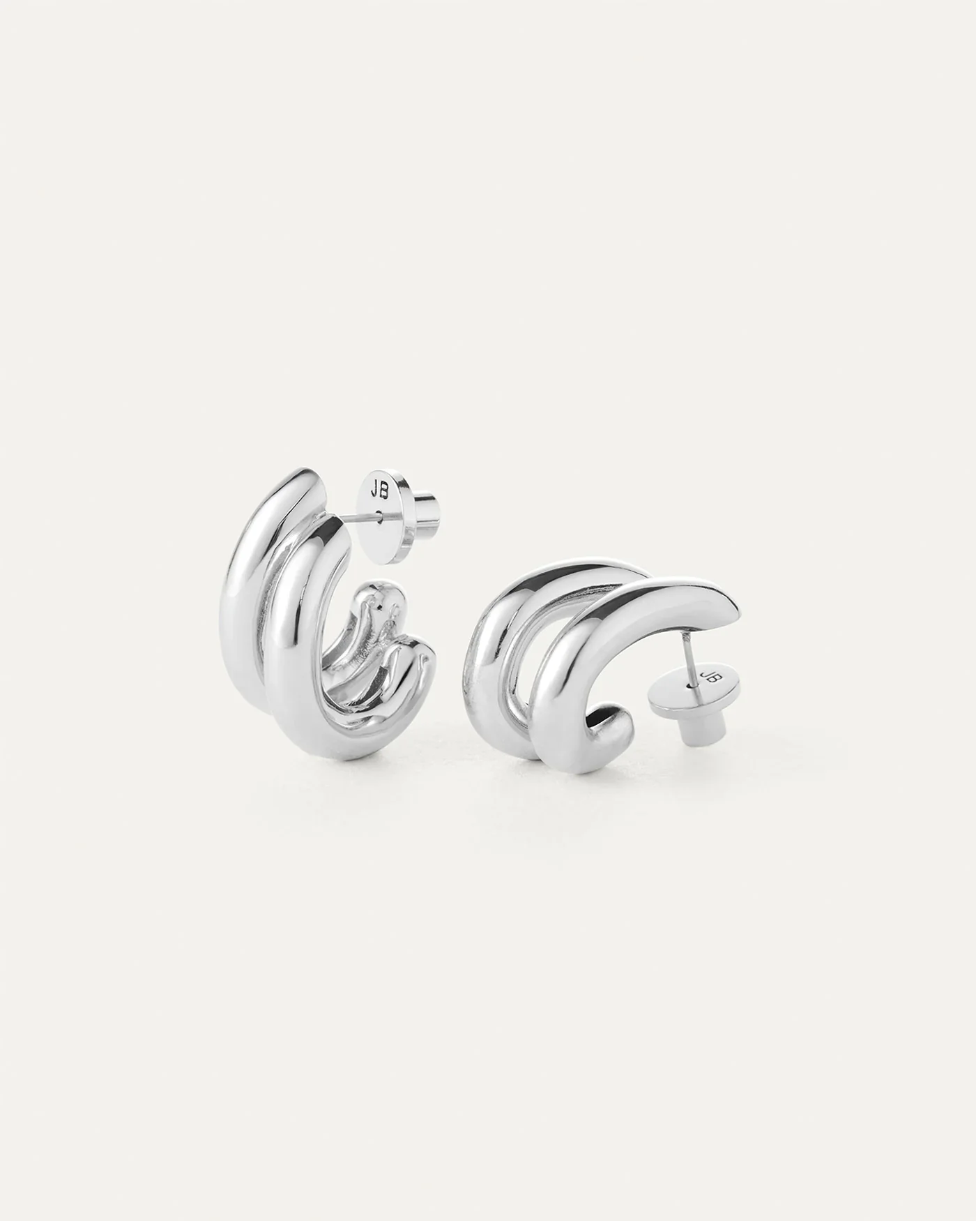 Florence Earrings in Silver - Image 3