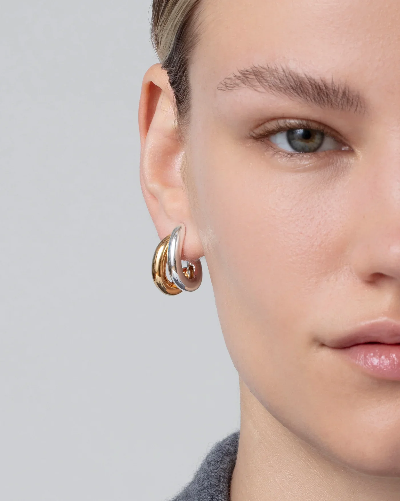 Florence Earrings in Two-Tone - Image 2