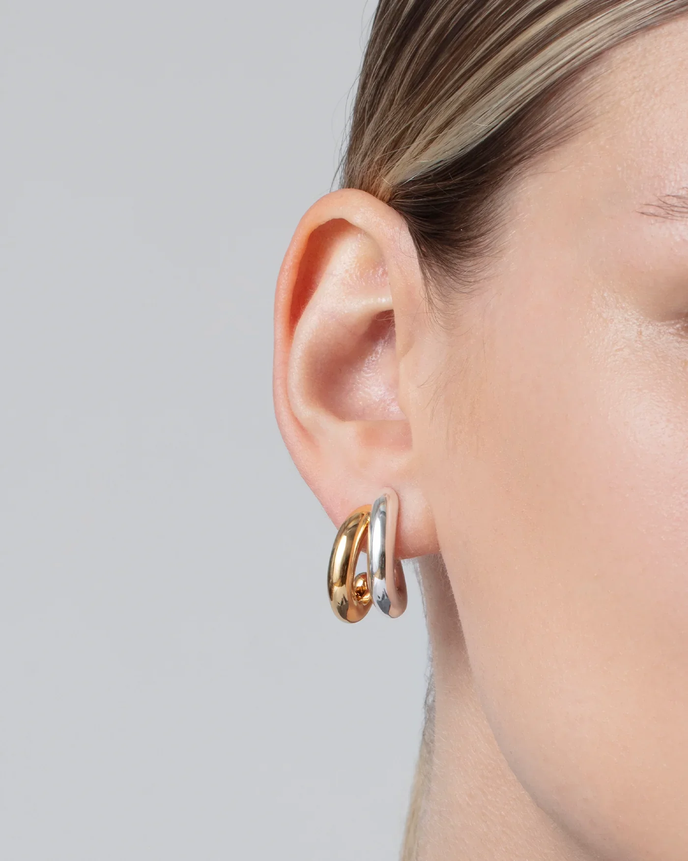 Florence Earrings in Two-Tone - Image 4