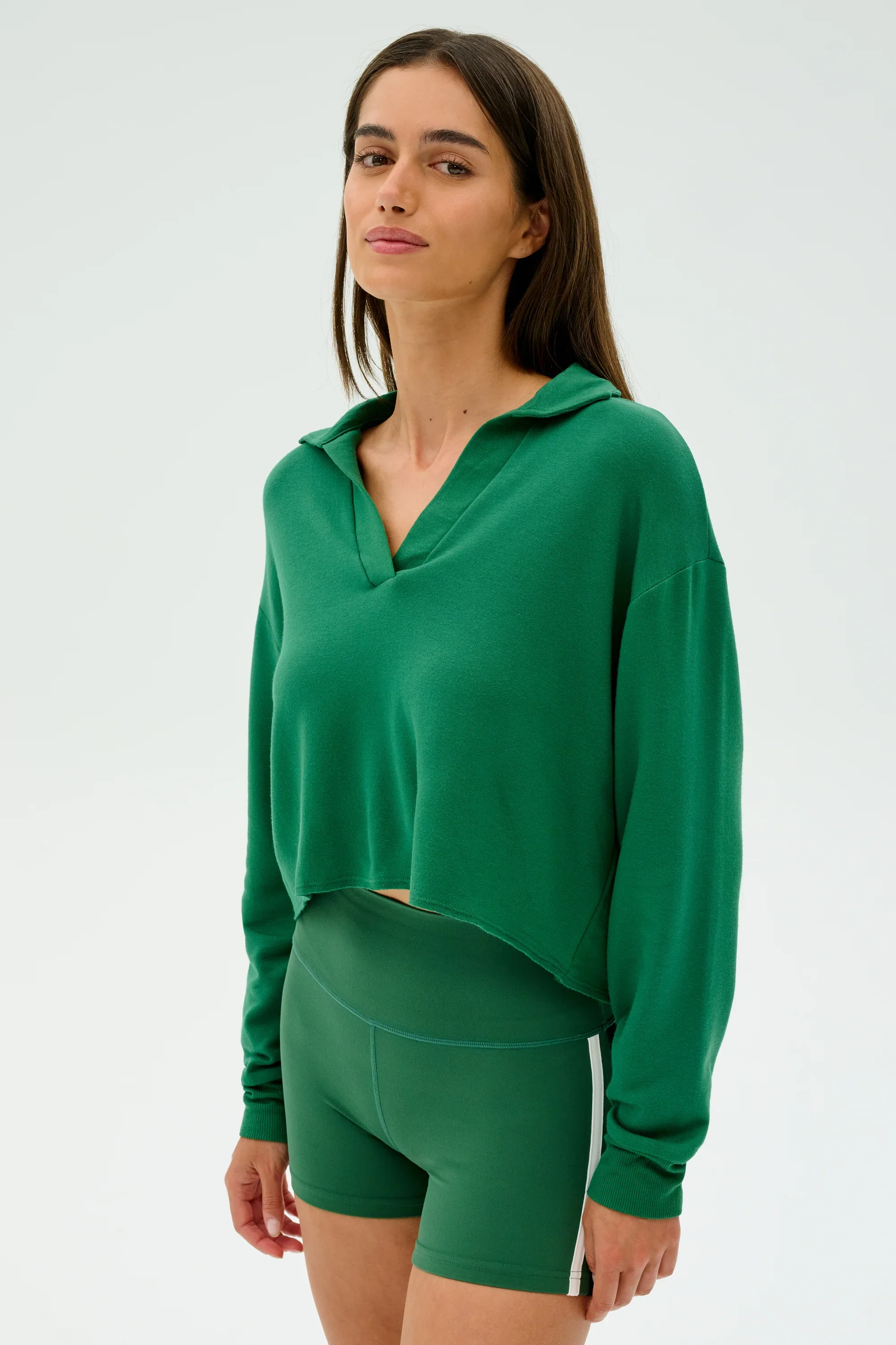 Joan Fleece Polo Sweatshirt - Image 3