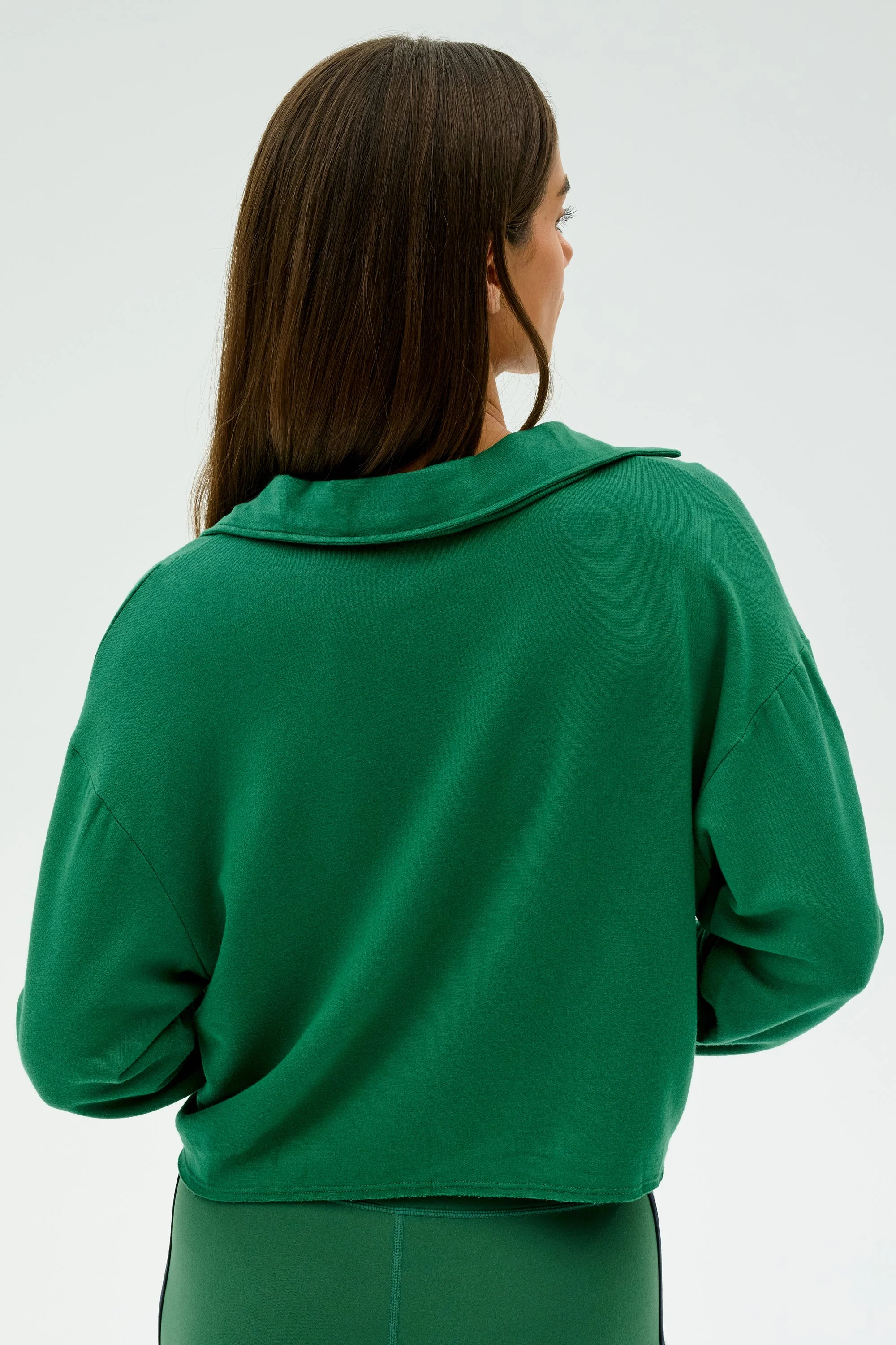 Joan Fleece Polo Sweatshirt - Image 4