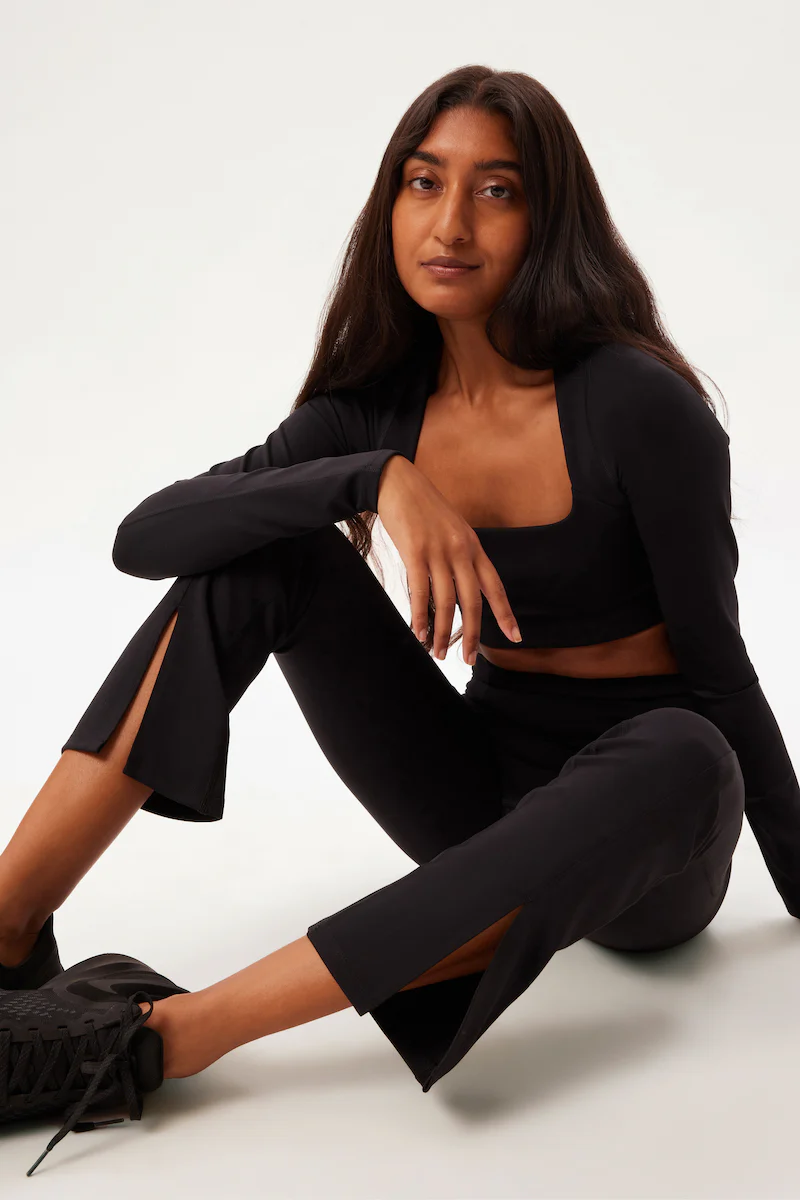 Luxe Split Hem Legging - Image 2
