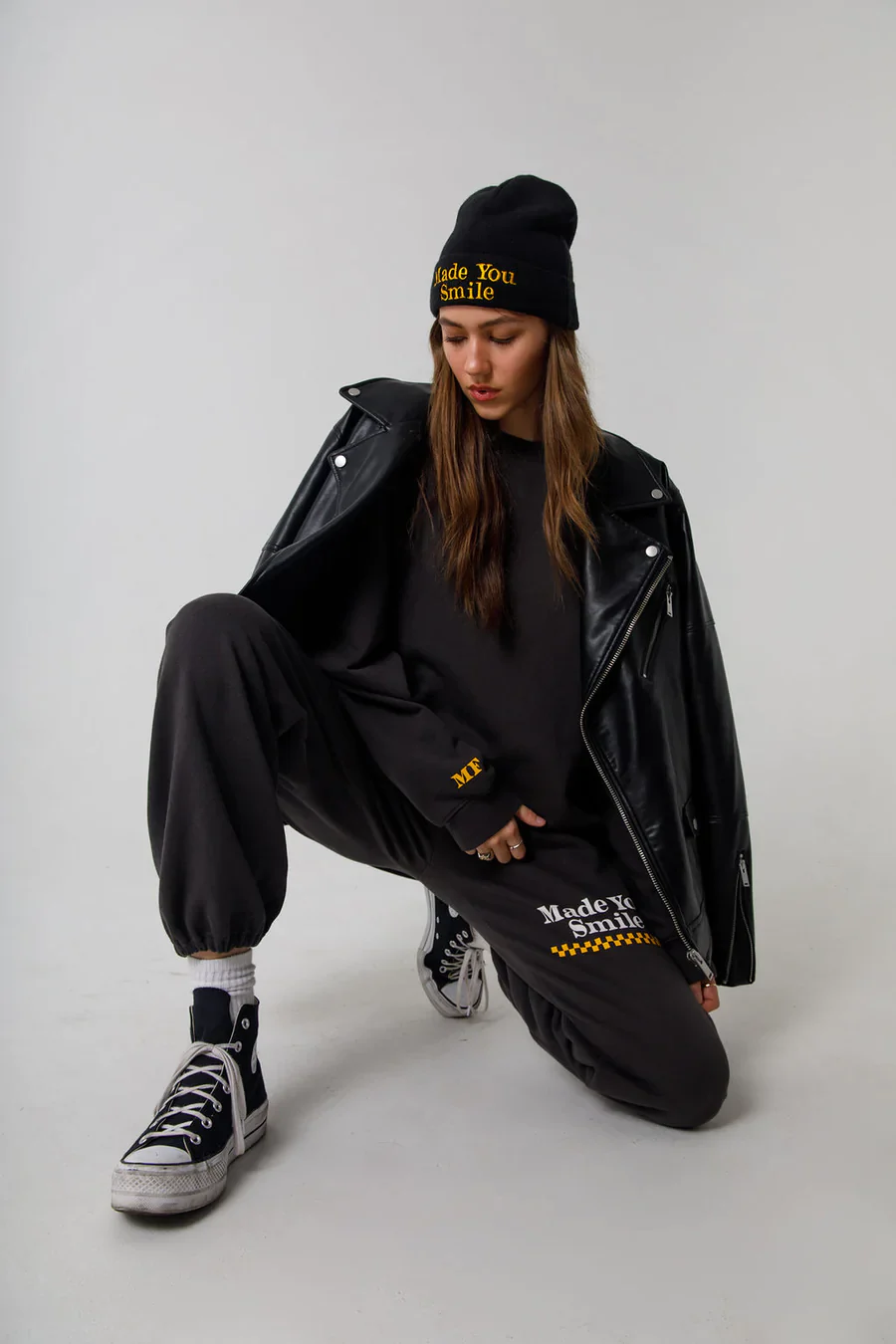 Made You Smile Jet Sweatpants - Image 5
