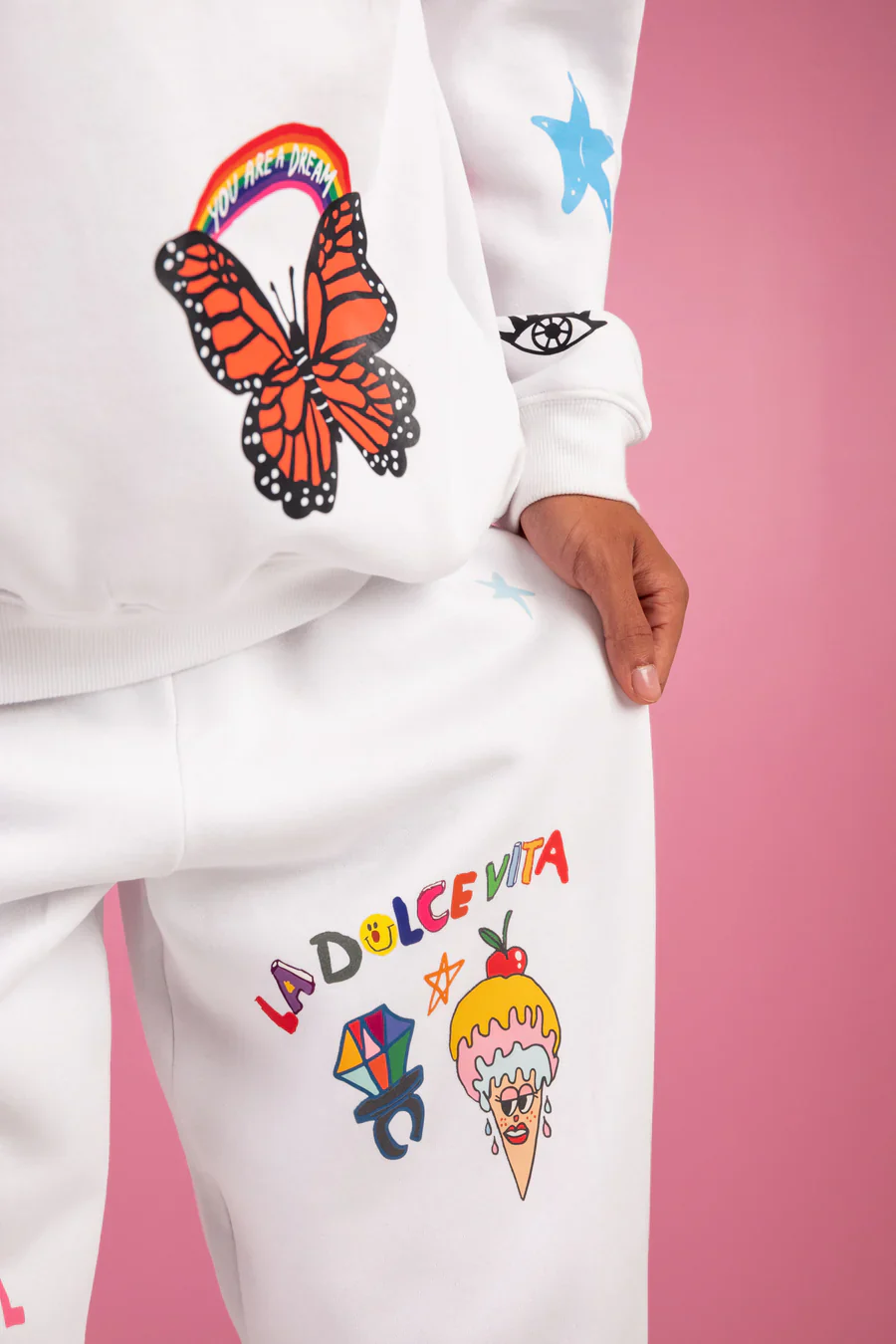 x @iscreamcolour Somebody Loves You Sweatpants - Image 5