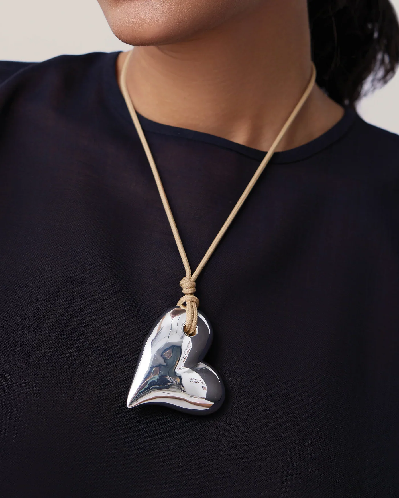 Mega Art Heart on a String Necklace - Image 5