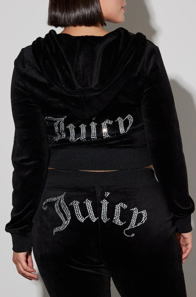 OG Big Bling Velour Hoodie - Image 4
