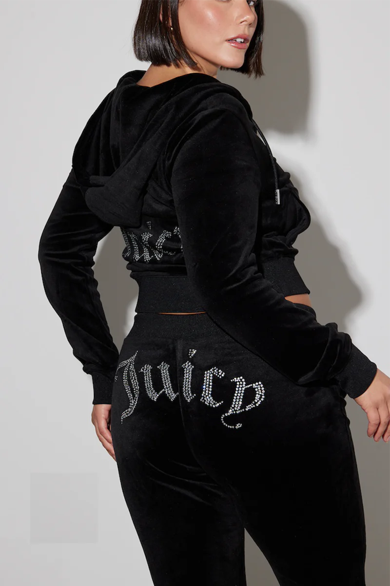 OG Big Bling Velour Track Pants - Image 3