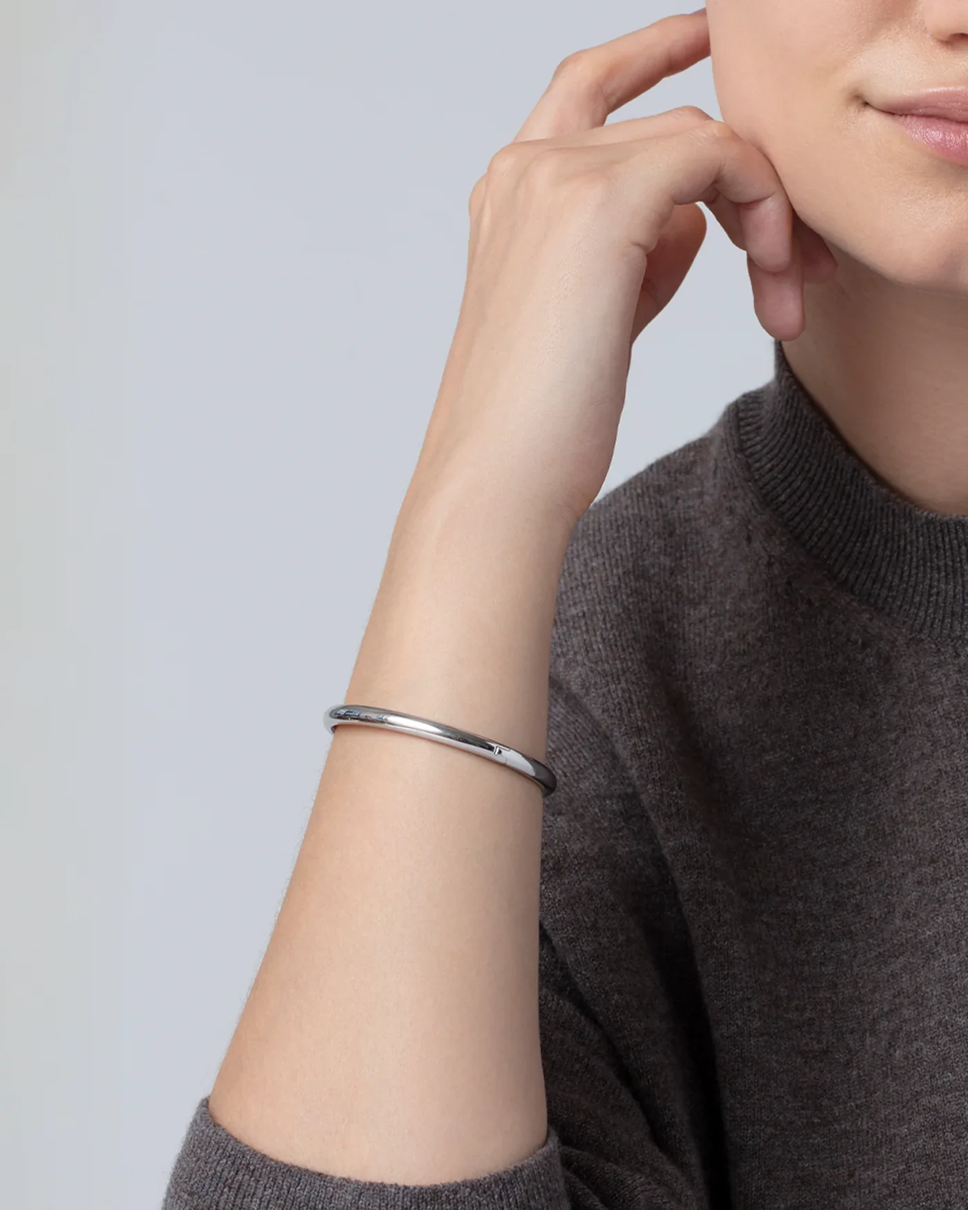 Remi Bangle in Silver - Image 2