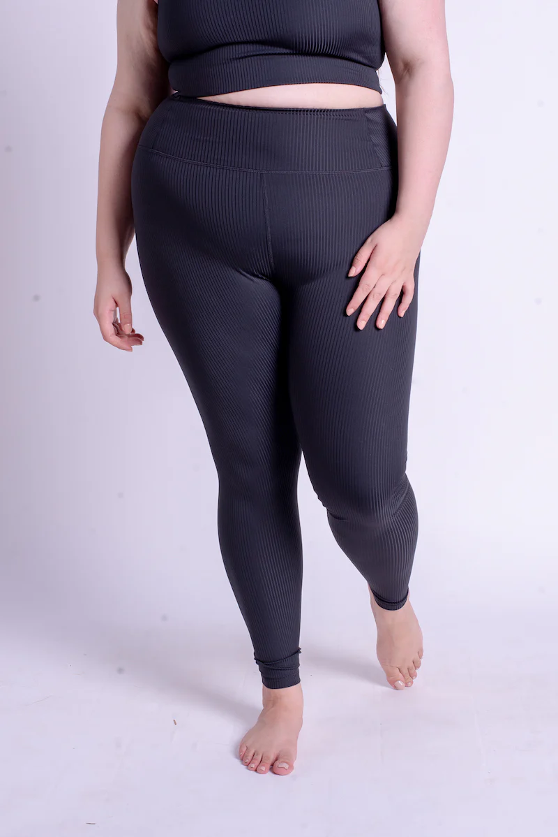 Rib High Rise Legging - Image 4