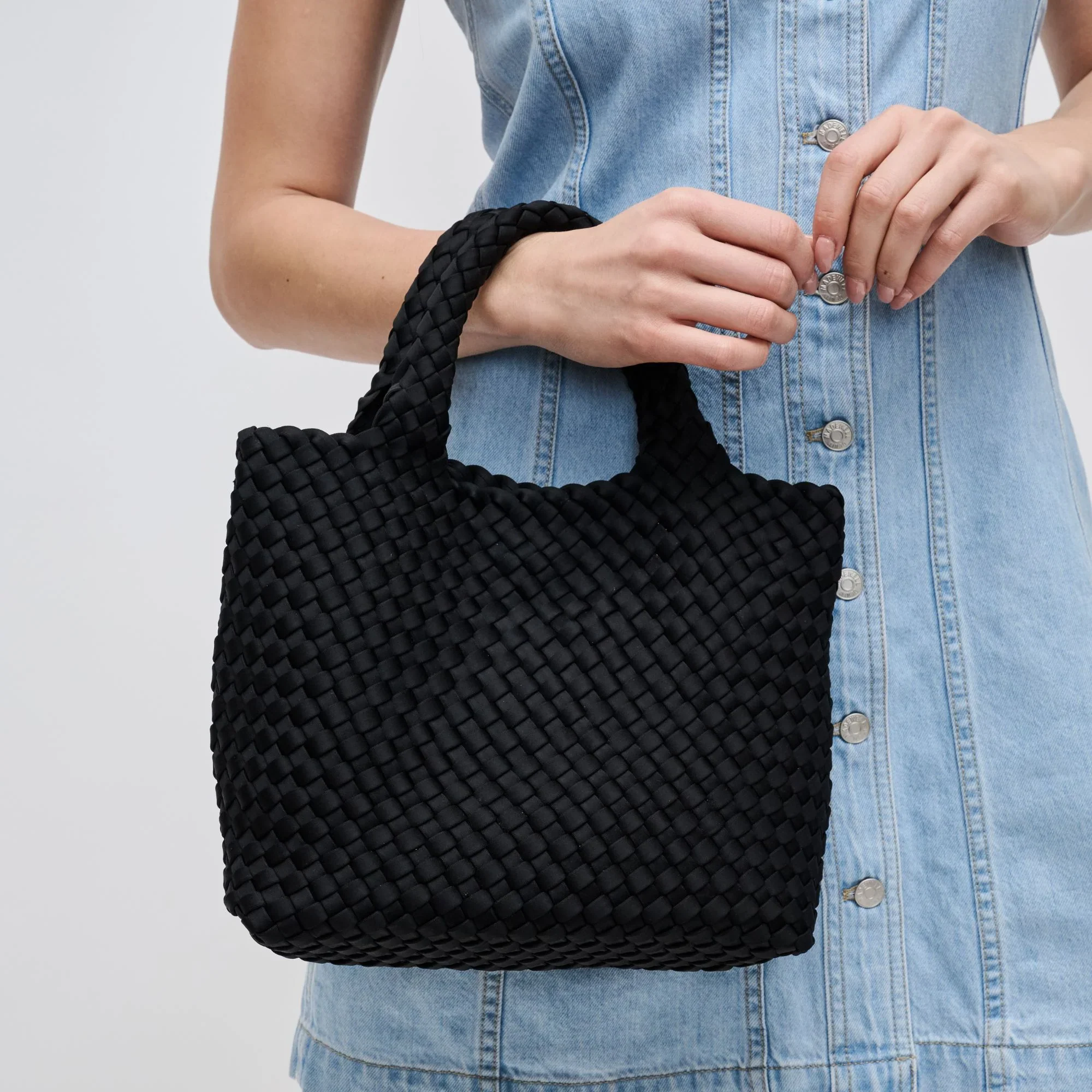 Sky's The Limit Small Tote in Black - Image 3