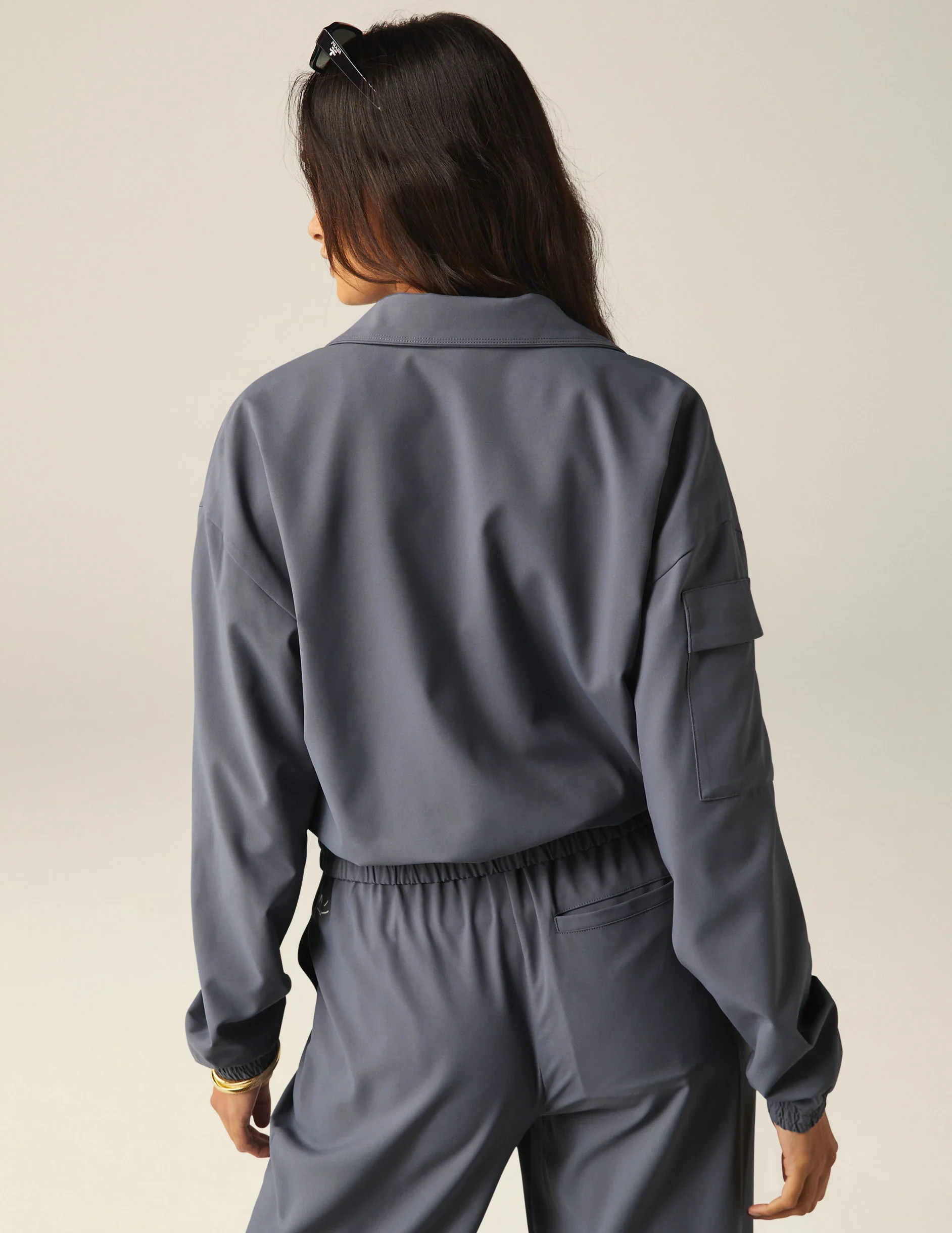 Status Pocket Sleeve Cropped Jacket - Image 3