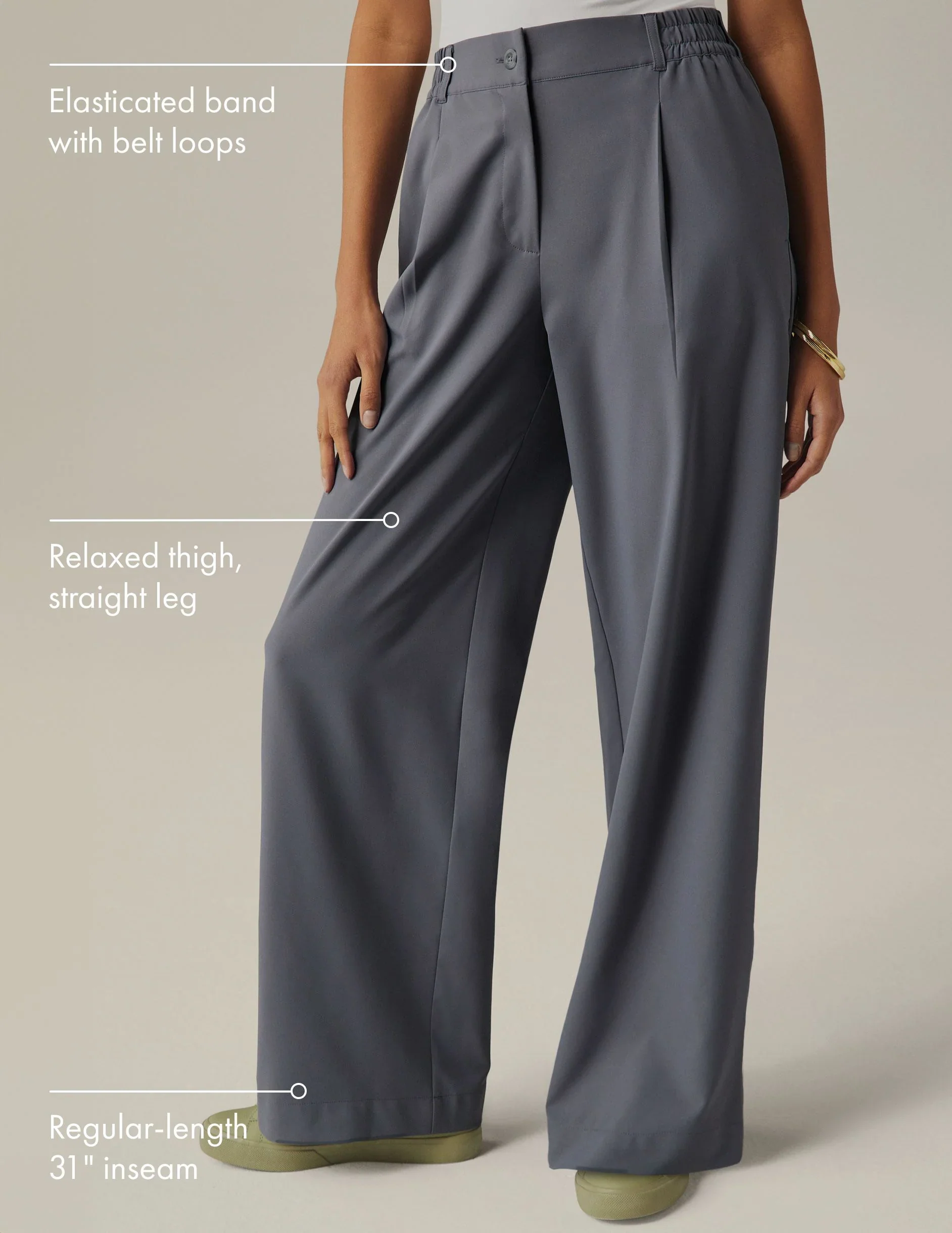 Status Wide Leg Trousers - Image 6
