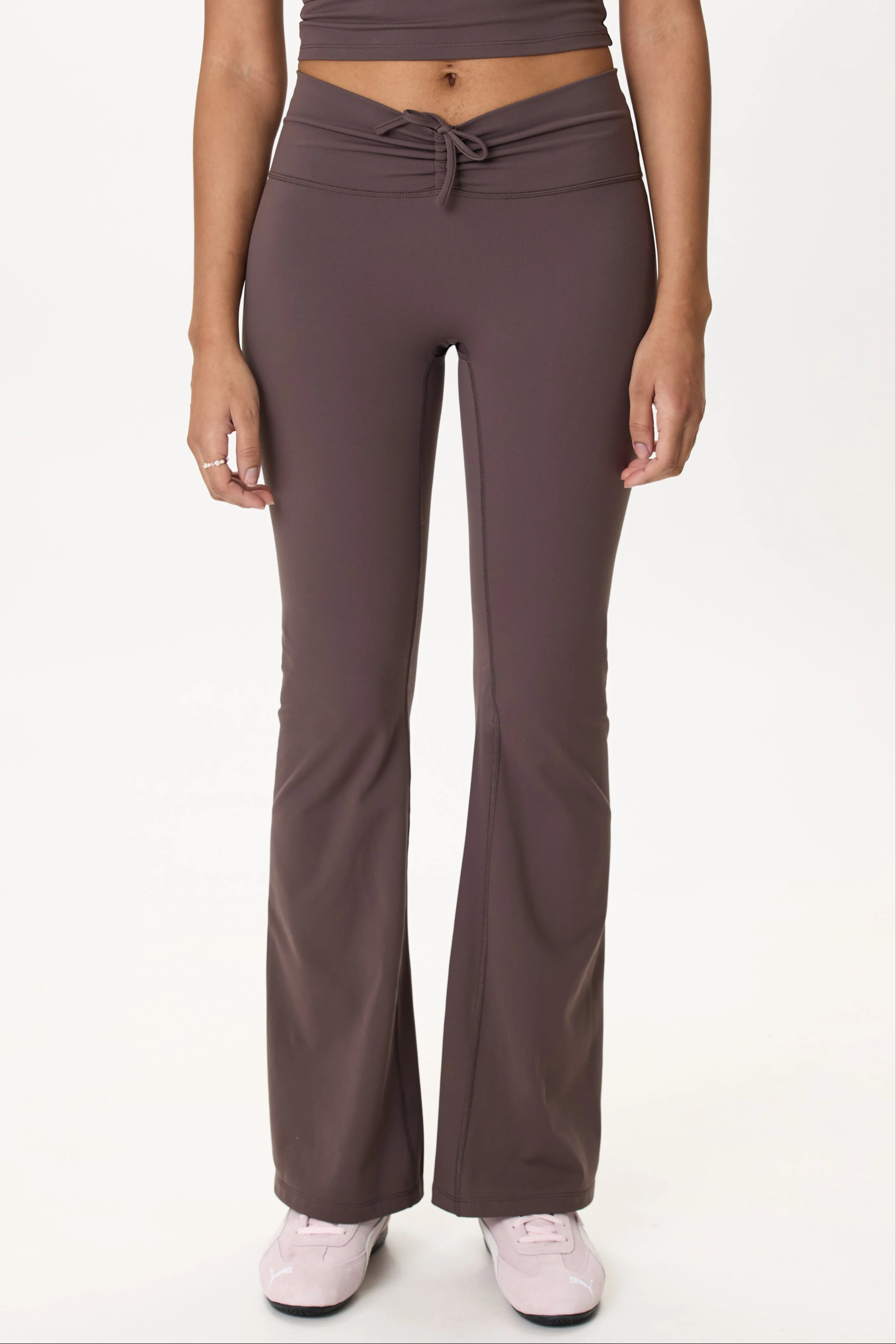 Tie Waist Flare Legging - Image 3
