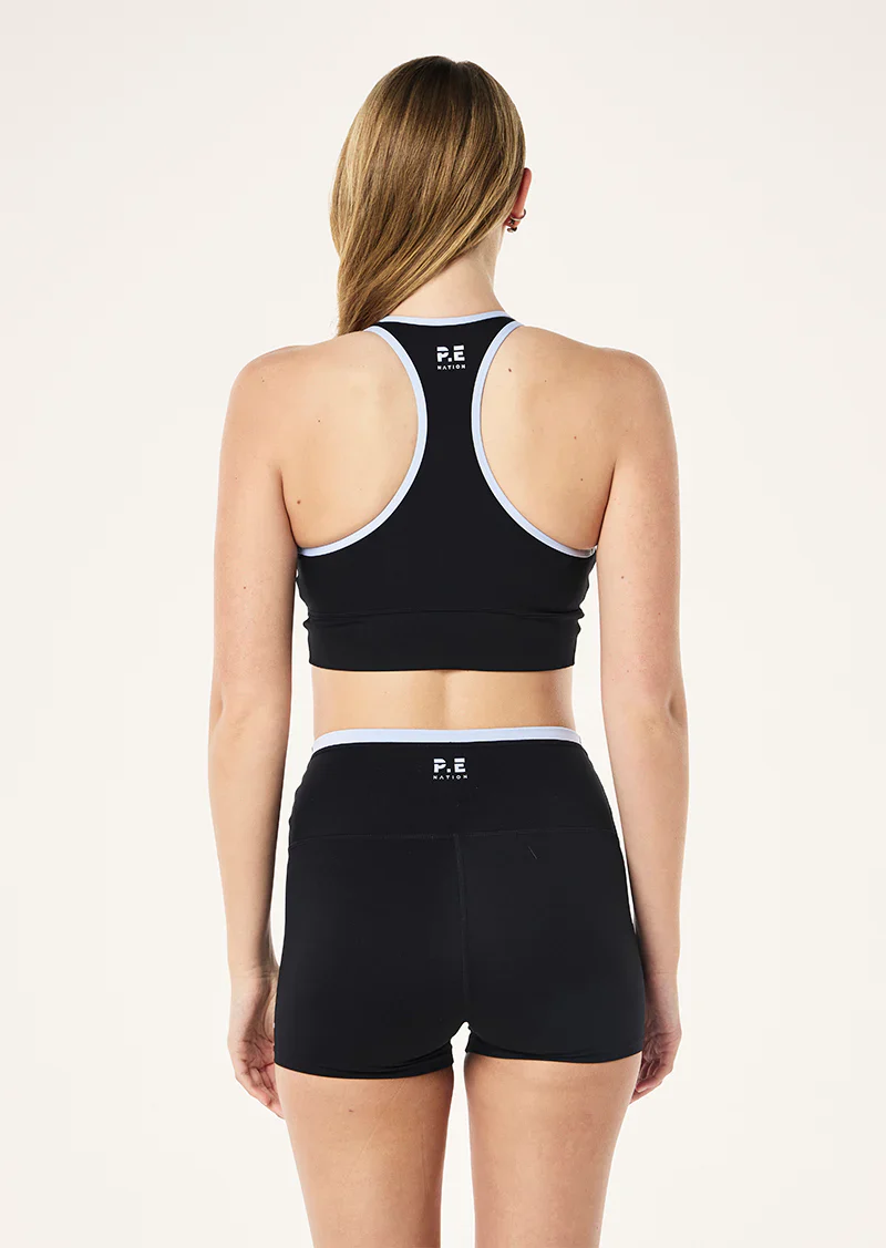 Vita Bra in Black & Heather Blue - Image 6