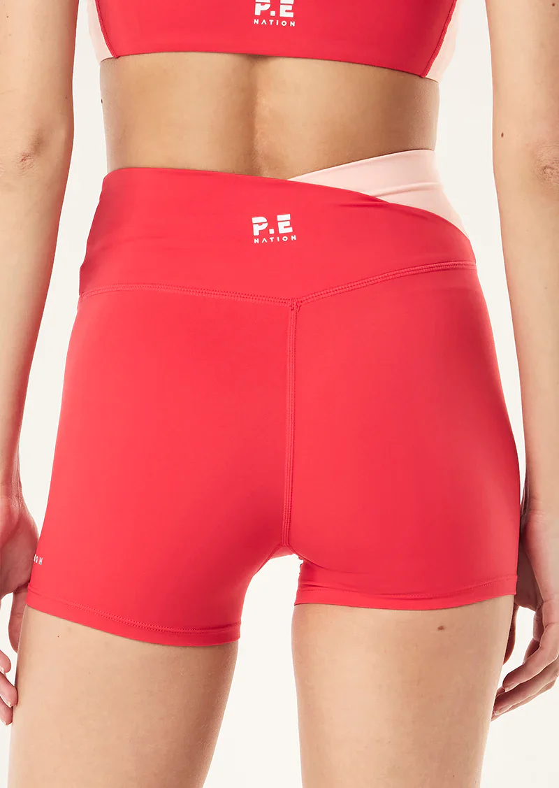 Wander 3" Bike Short In Strawberry - Image 3