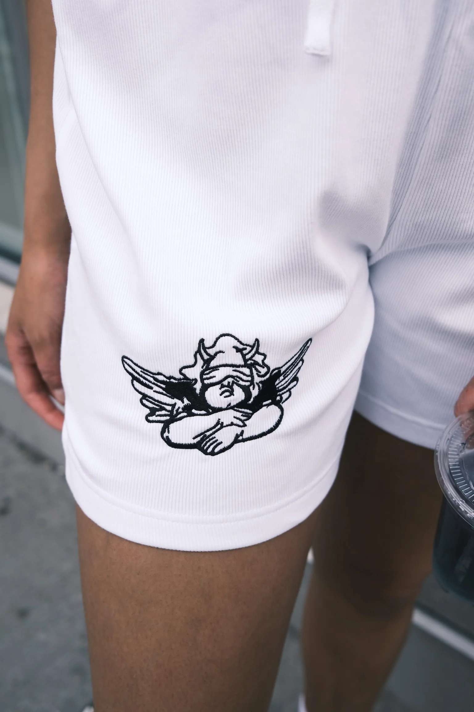 White Rebel Shorts - Image 6